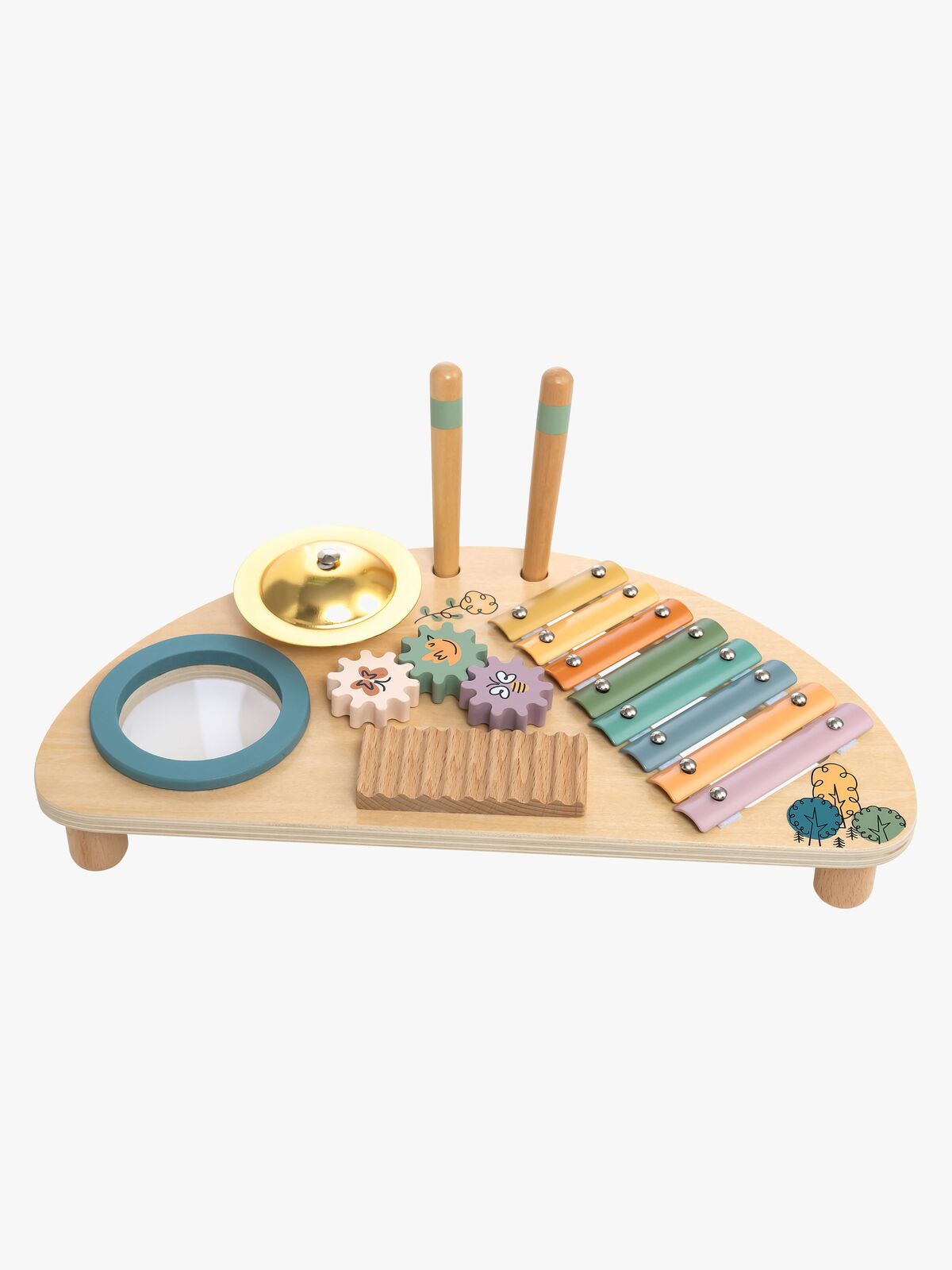 Kinder and Kids Musikbord, Multifarvet