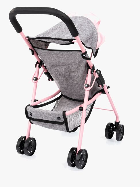 Bayer Design Dukkeklapvogn med Kaleche, Grå