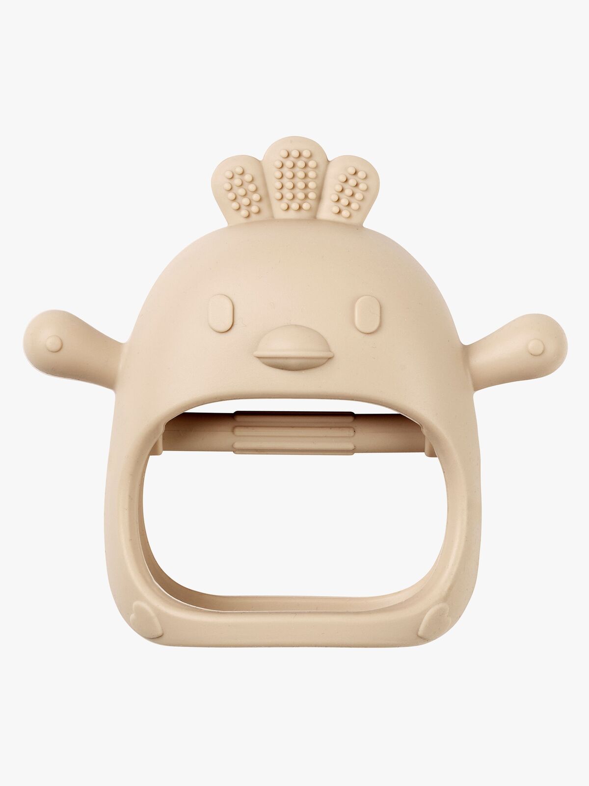 Nattou Soft Silicone Handske Bidelegetøj, Clay