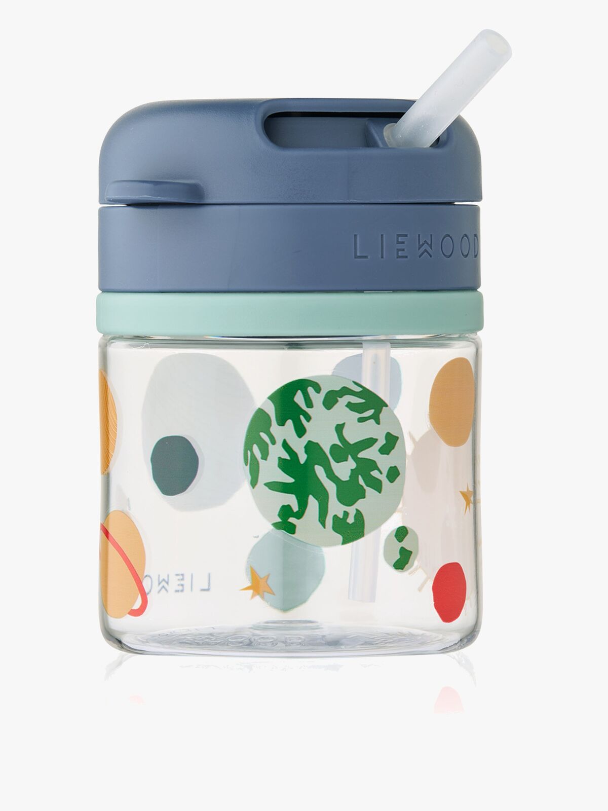 LIEWOOD Pavia Tritan Sugerørskop 280 ml, Universe/Classic navy