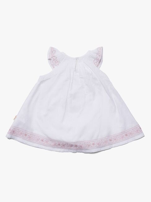 Petite Chérie Atelier Vere Kjole, White/Pink