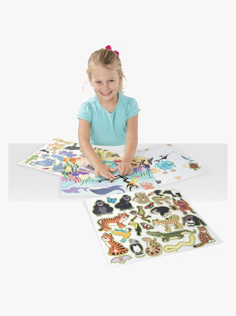 Melissa & Doug Genanvendelig Klistermærkebog Dyr