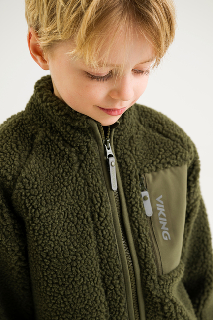 Viking Playtime Fleecetrøje, Olive