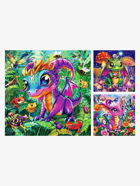 Ravensburger Puslespil Baby Garden Dragons 49 Brikker 3-i-1