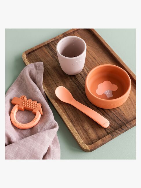 Done By Deer Silikone Madsæt, Papaya