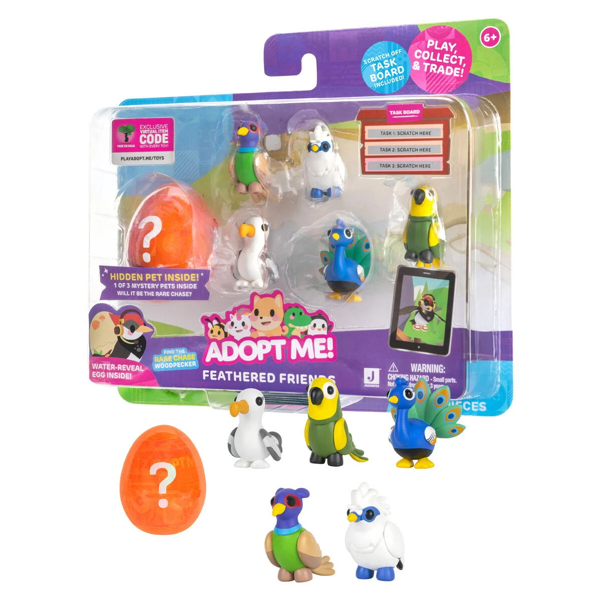 Adopt Me 6 Figursæt Feathered Friends