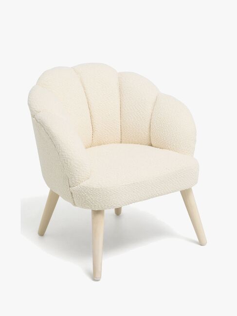 Alice & Fox Pearla Lænestol, Cream/Wood