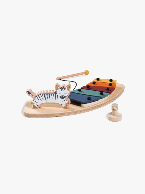 Hauck Play Music Aktivitetslegetøj til Legebakke, Zebra