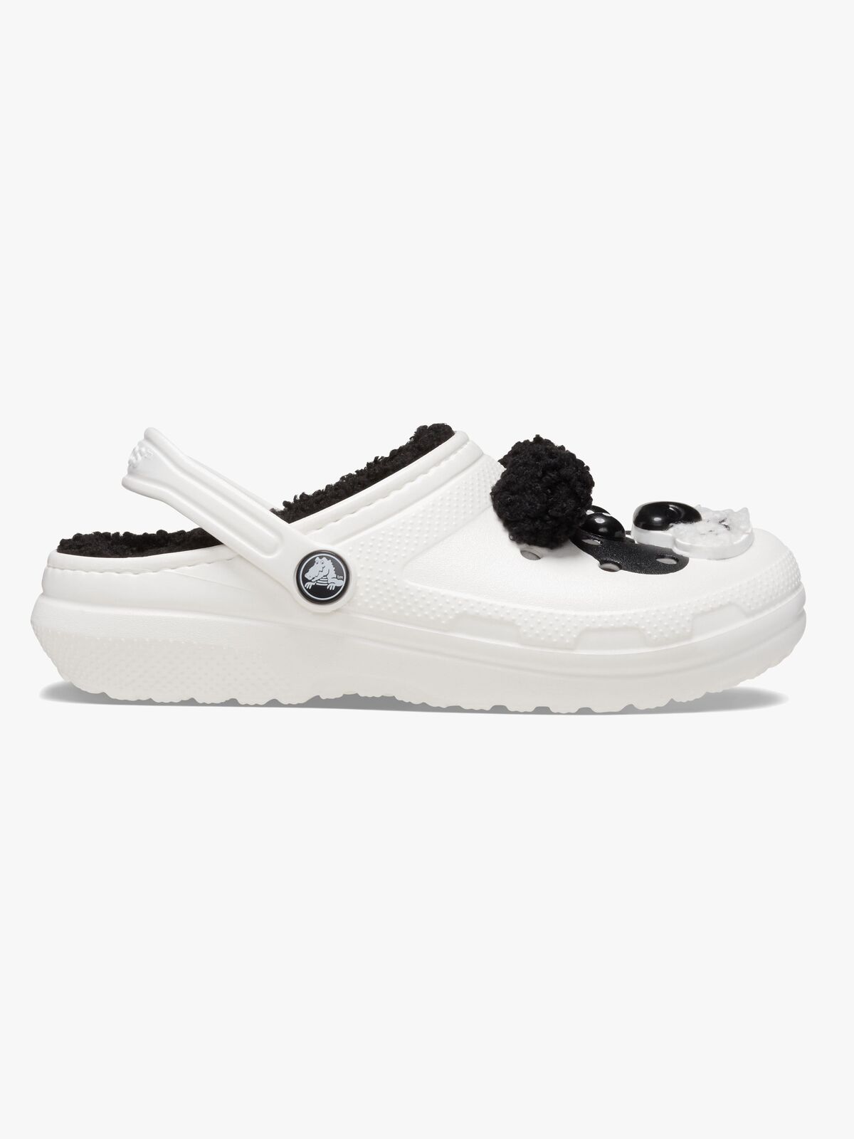 Crocs Classic Forede Hjemmesko, Panda/Chalk