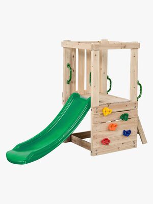 Swing King Mari Small Legetårn med Grøn Rutsjebane 120 cm