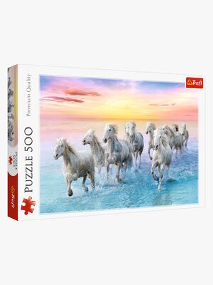 Trefl Galopperande Vita Hästar Puslespil 500 Brikker