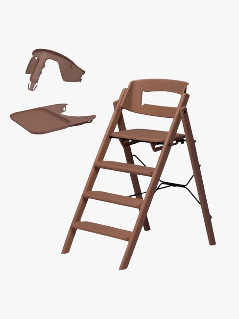 KAOS Klapp Højstol Recycled inkl Bøjle & Bakke, Mocca Brown 915859.jpg