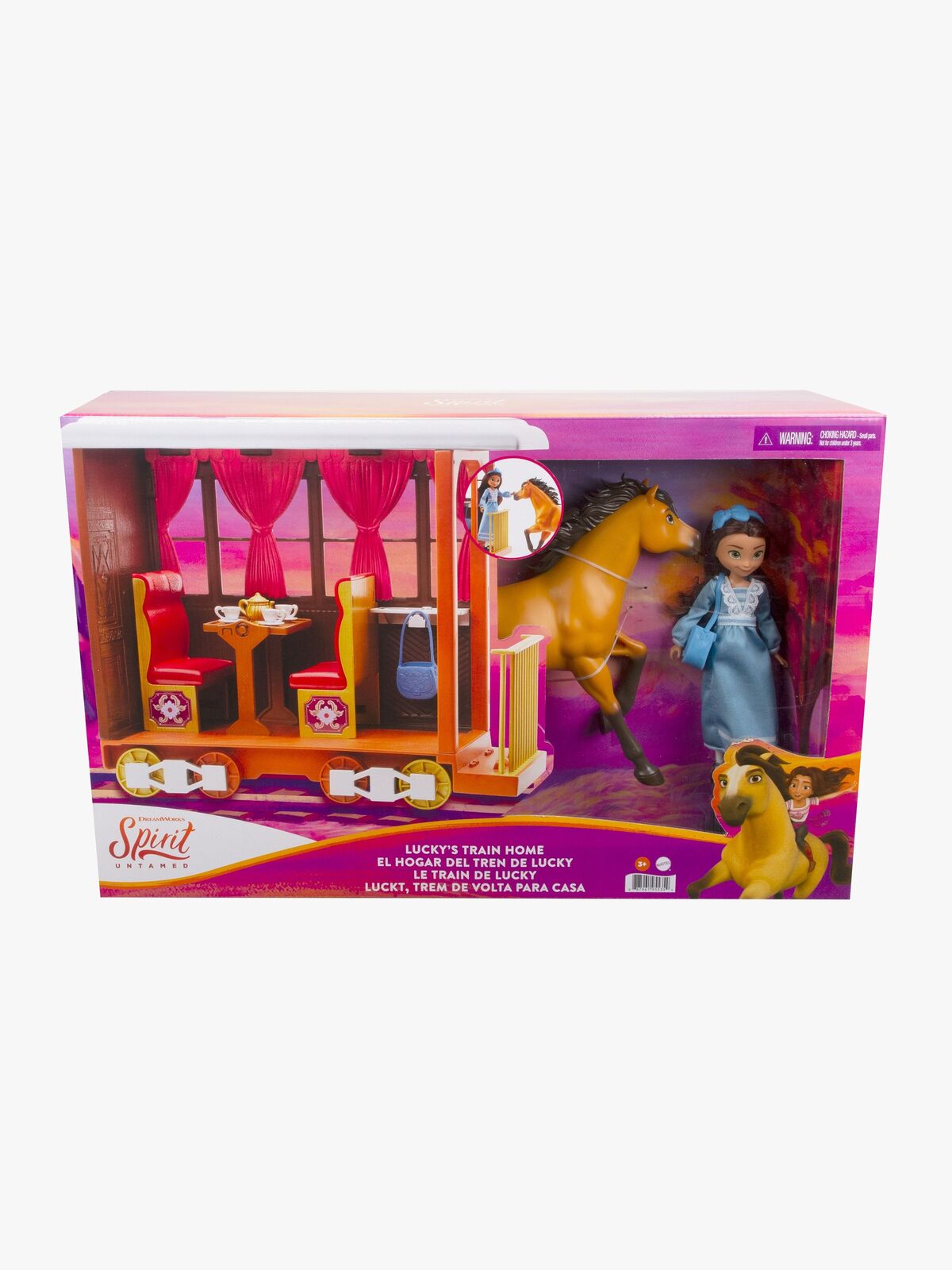 Spirit Untamed Luckys Togrejse Hjem Legetøjssæt
