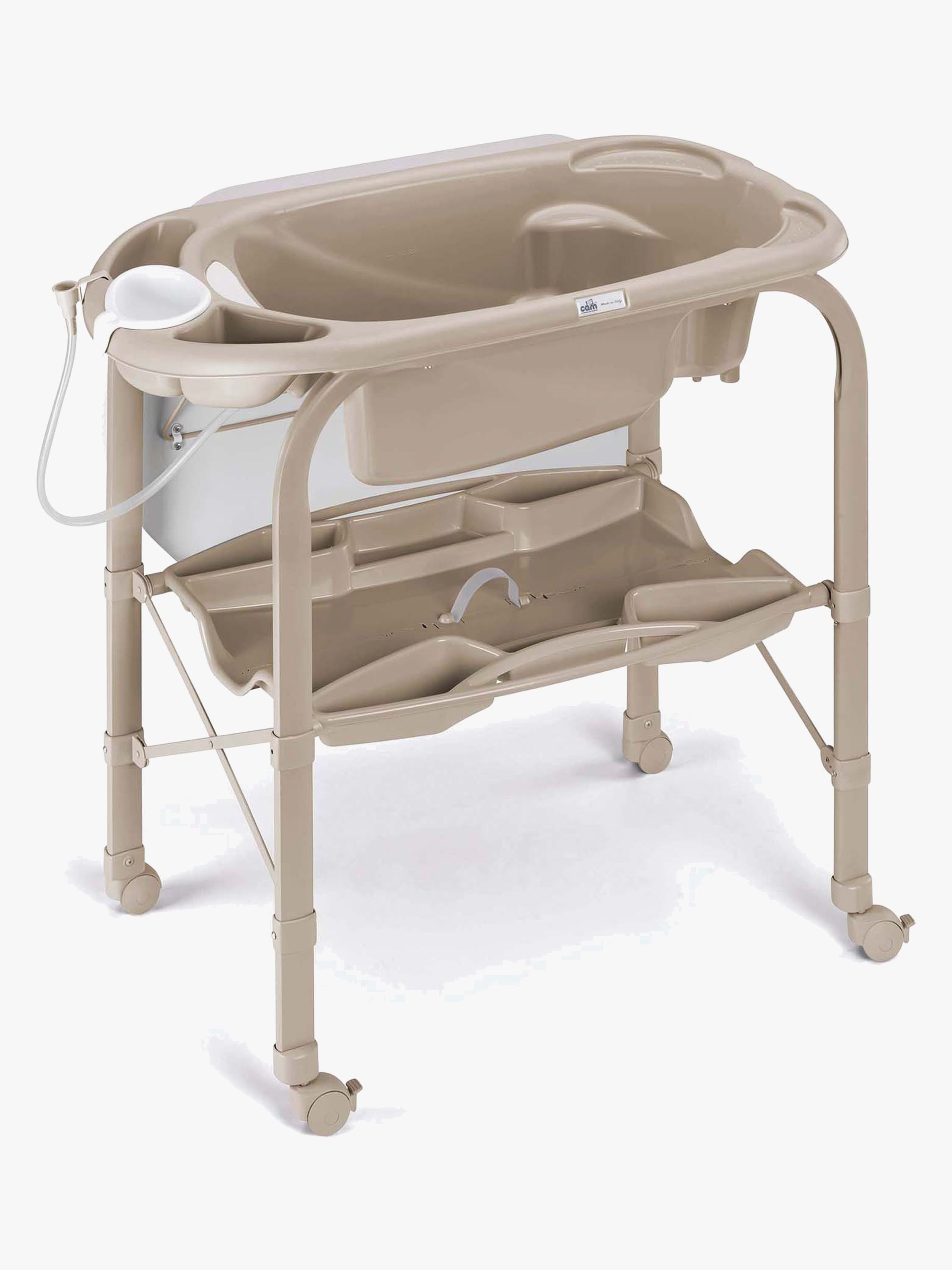 CAM Cambio Sammenklappeligt Badekar Med Puslepude, Beige