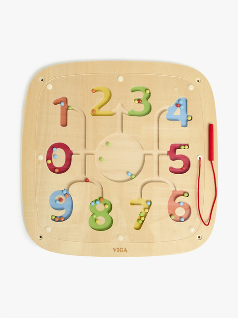 VIGA Aktivitetstavle Tælle & Farvesortering WALLTOY-44811FSC-2178_1.jpg