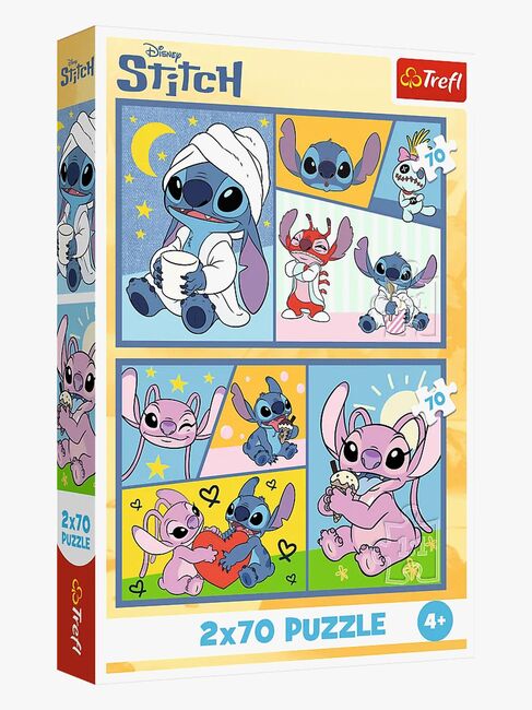 Disney Lilo & Stitch Puslespil 2x70 Brikker