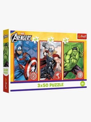 Trefl The Avengers Puslespil 3x50 Brikker