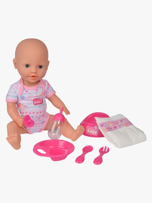 New Born Baby Dukke Spise-Tisse 38 cm