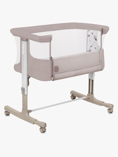 Lionelo Aurora Bedside Crib 3-i-1, Beige Cappucino