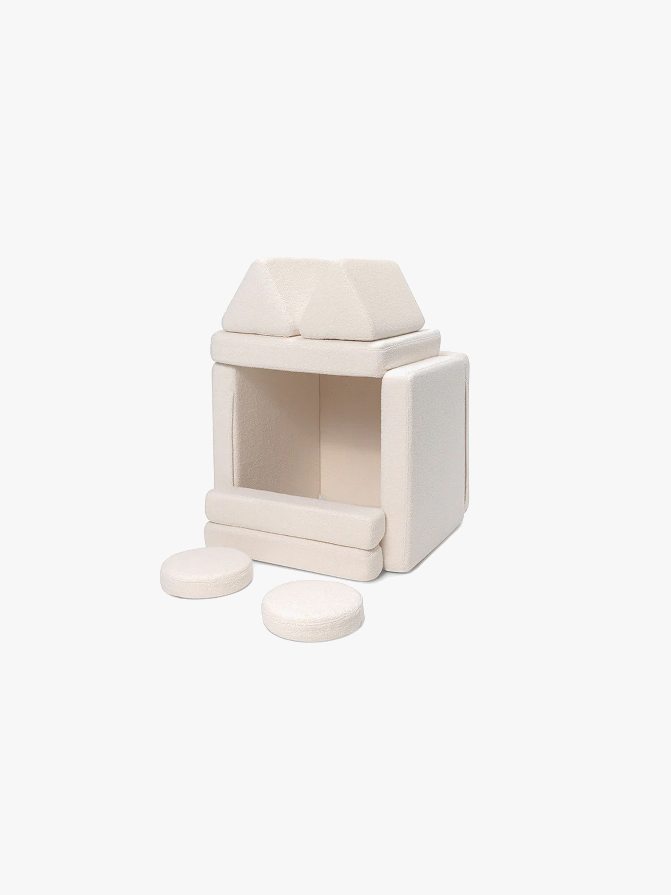 Shappy Play Teddy Bygbar Sofa 160x80 cm, Cream White, Børnemøbler, Indretning børneværelse