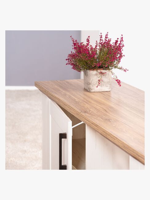 Reer Skabslås 8-pak, Hvid