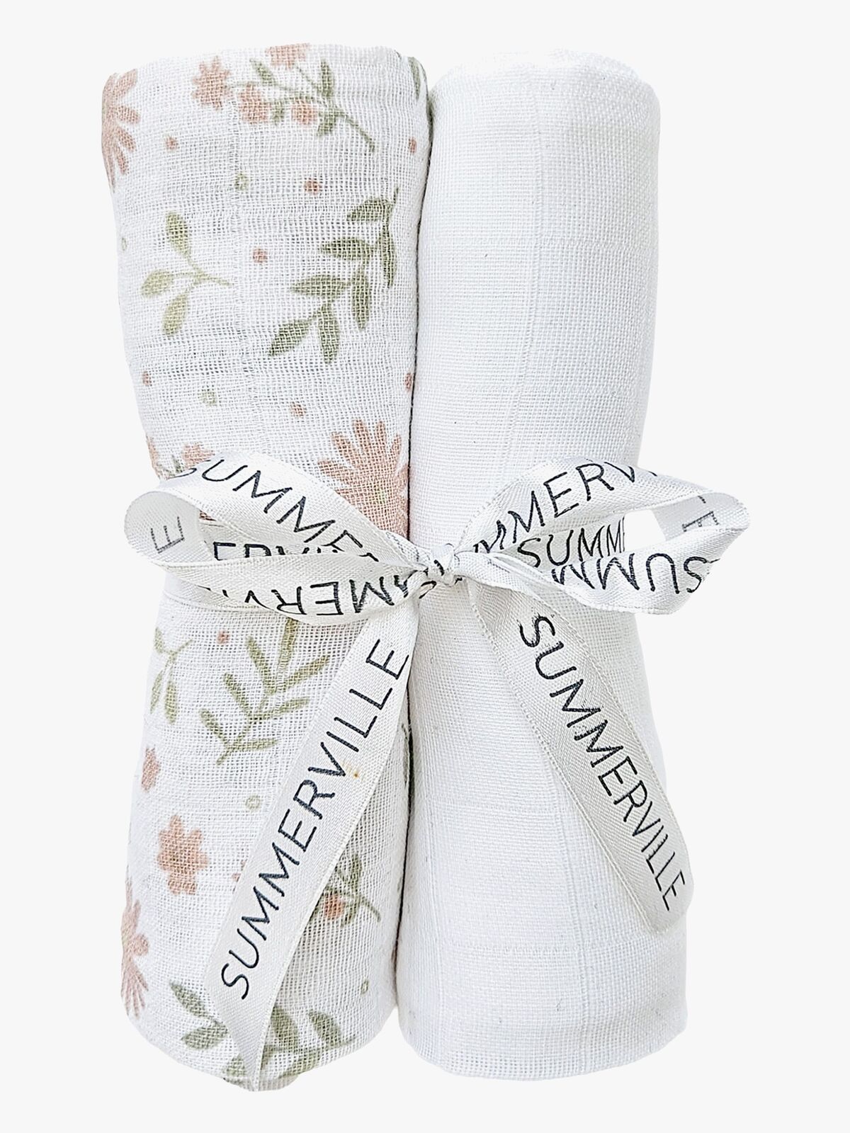 Summerville Organic Musselin Tæppe 2-pak, Blossom