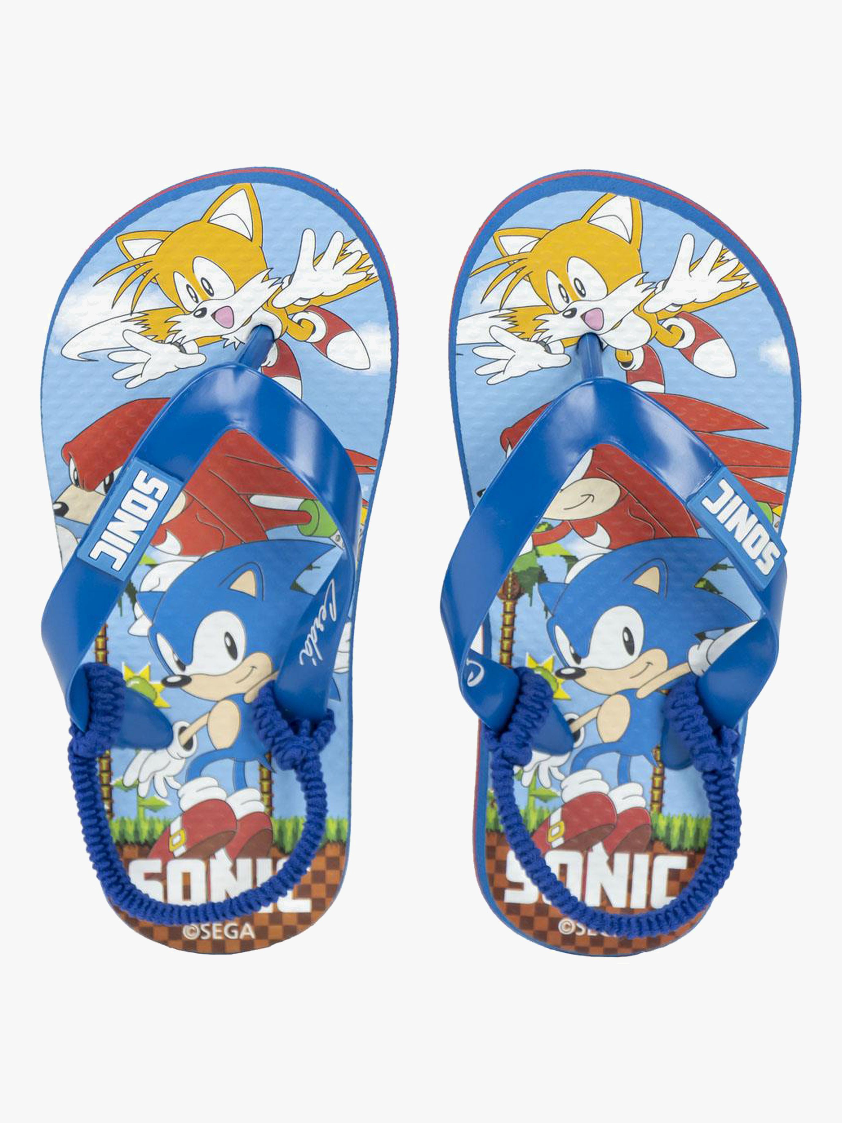 Sonic Klipklappere med Hælrem, Blå, 34-35