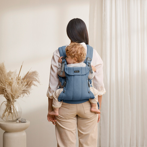 BabyBjörn Harmony Bæresele Woven, Blue Melange