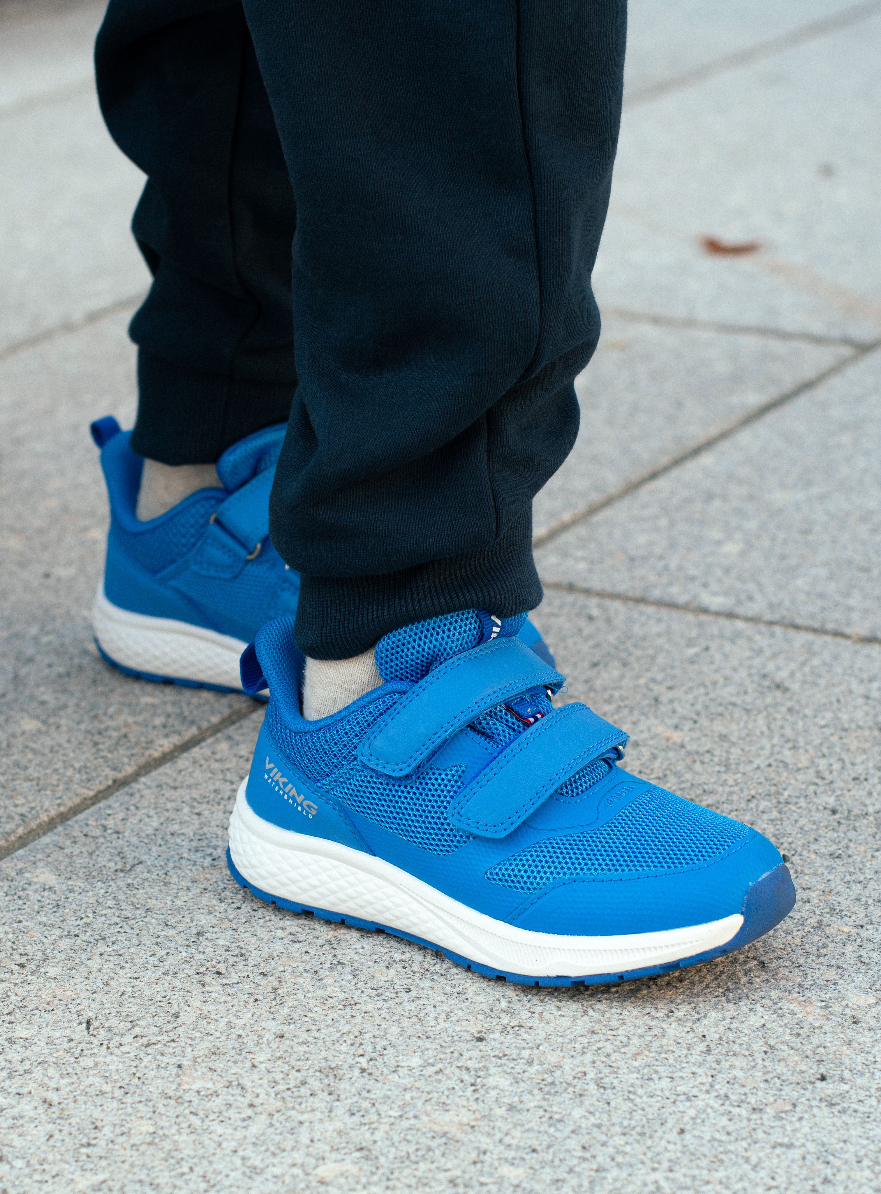 Viking Bouncy 2V WP Sneakers, Blå, 22