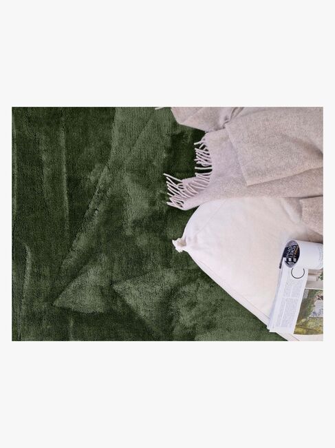 KM Carpets Cozy Gulvtæppe 133x190, Green