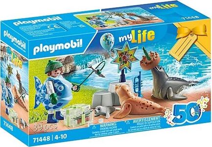 Playmobil 71448 My Life Byggesæt Fodring Af Dyr