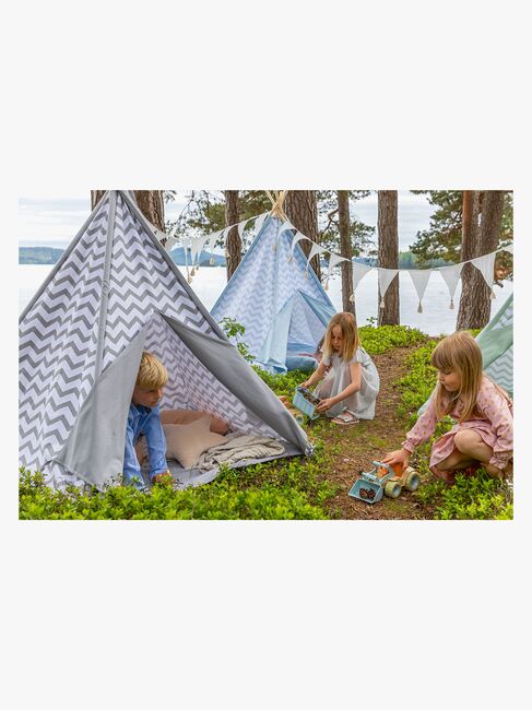 Alice & Fox Legetelt Tipi, Grøn/Hvid