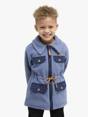 Nordbjörn Sillvik  Vindtæt Fleecetrøje, Blå