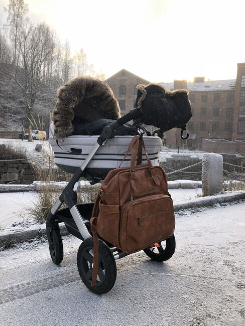 Tinkafu Barnevognskrog Stor Åben