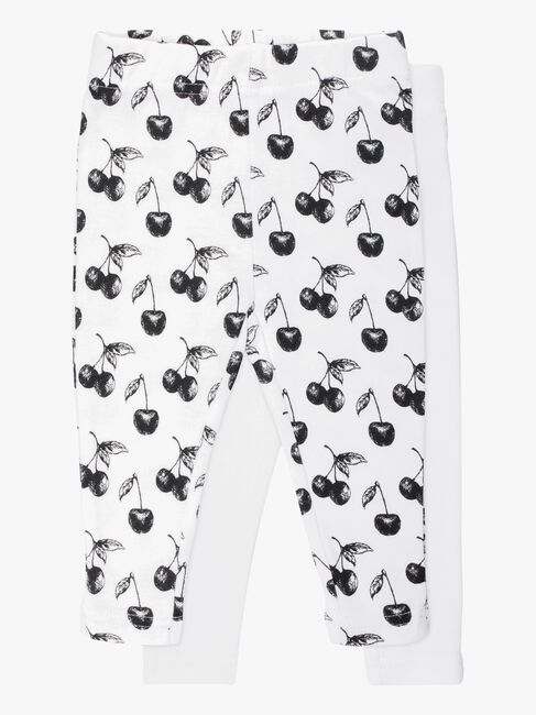 Tiny Treasure Lexi Leggings 2-pak, White
