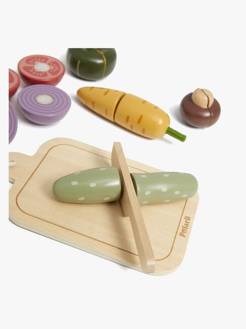 VIGA Legesæt med Grøntsager og Skærebræt