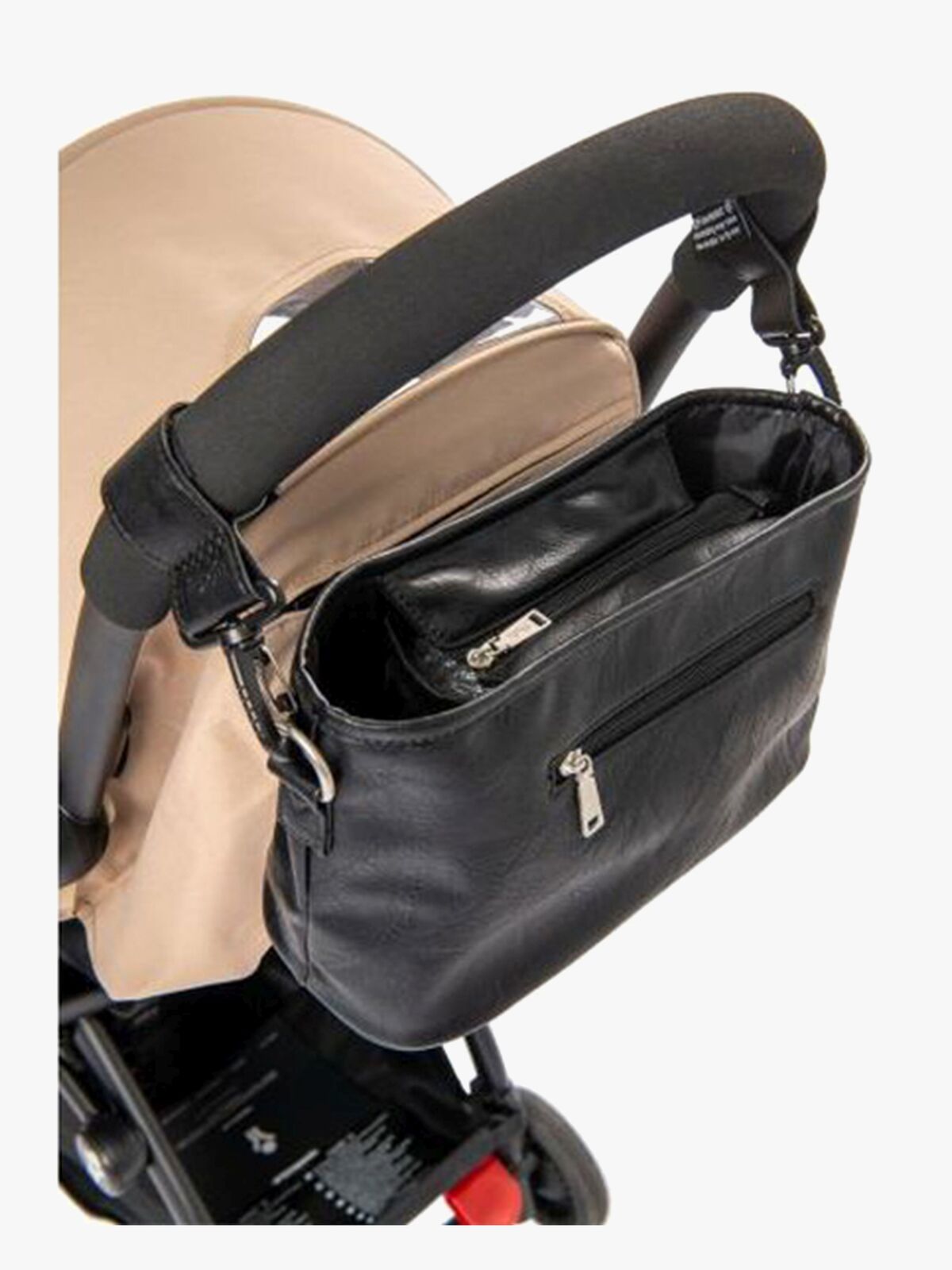 Tinkafu Tiny Tinkabag Organizer, Sort PU-læder