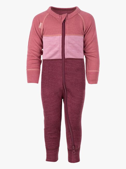 Lindberg Bamboo Merino Skiundertøj Flyverdragt, Blush/Rose