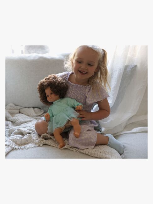 Skrållan Lillan Taledukke Mørkt Hår 36 cm