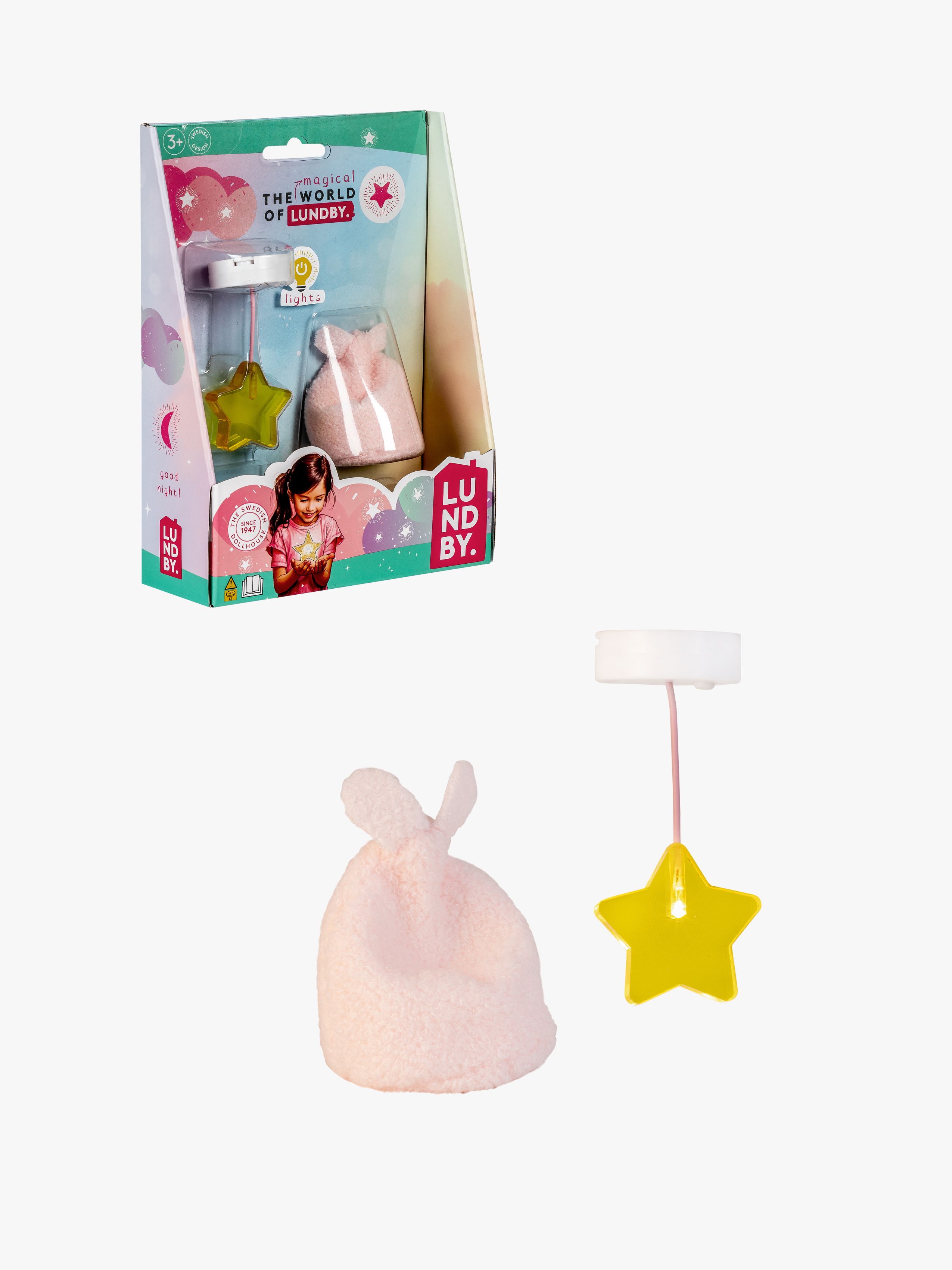 Lundby Dukkehustilbehør Stjernelampe, Børnelampe