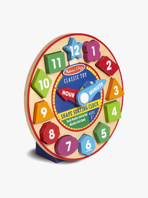 Melissa & Doug Træpuslespil Lær Klokken 