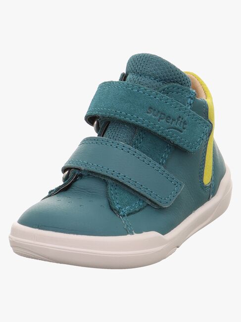 Superfit Superfree Barefoot WP Mid Sneakers, Grøn/Gul