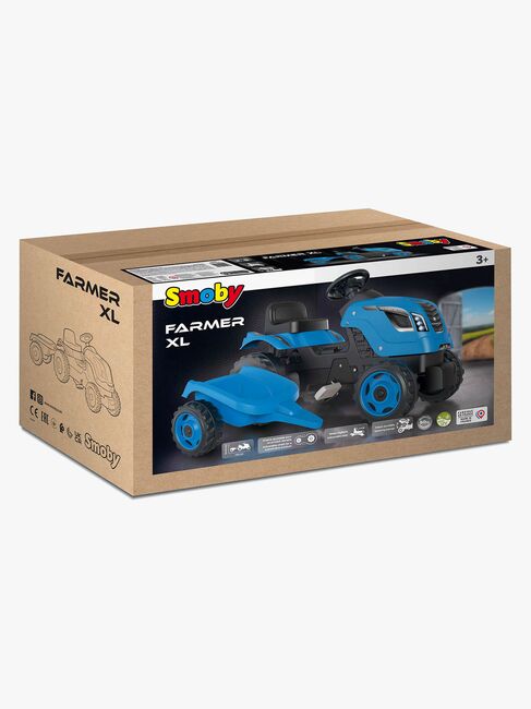 Smoby  Farmer Traktor XL + Trailer, Blå