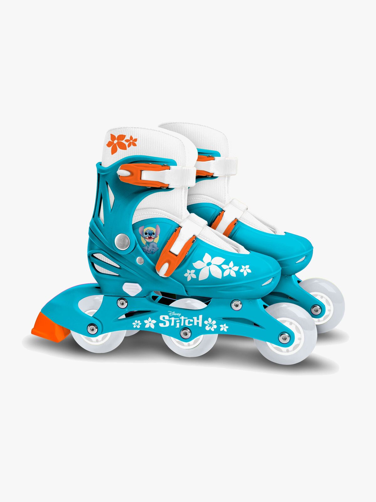 Stamp Stitch Justerbar 2-i-1 Inliners Størrelse 27-30, Grøn/Blå