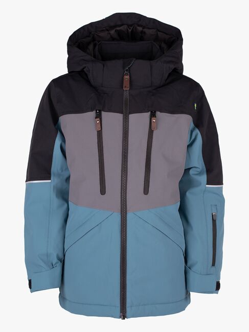 Lindberg Alpine Vinterjakke, Black/Turquiose