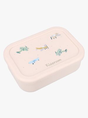 Kidzroom Silikone Madkasse Small Talk, Beige