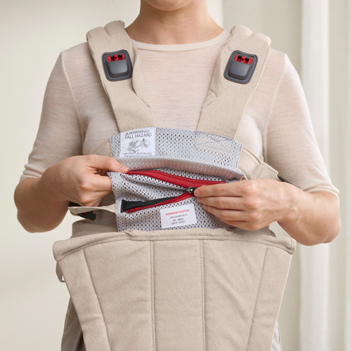 BabyBjörn Harmony Bæresele Woven, Light Beige Melange