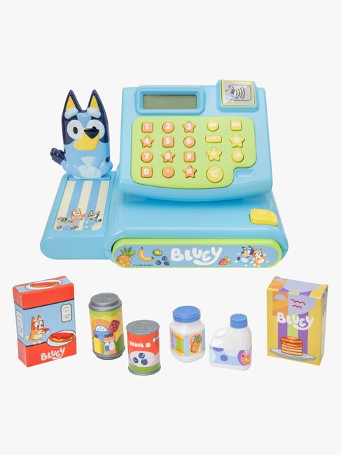 Bluey Kasseapparat med Tilbehør