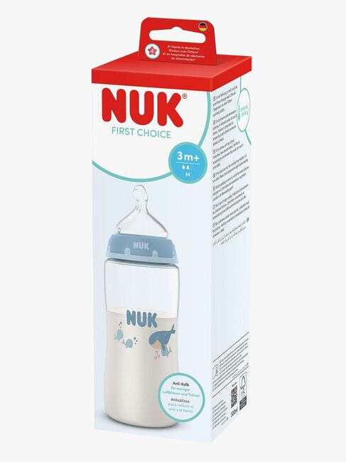NUK First Choice Sutteflaske 300 ml, Whale
