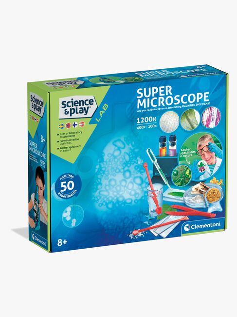 Clementoni Science & Play Forskersæt Mikroskop
